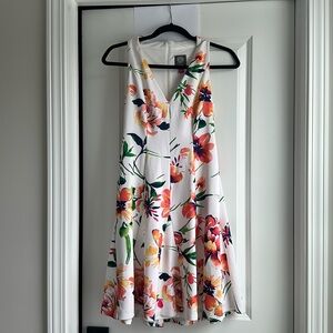 Floral & White Vince Camuto Dress